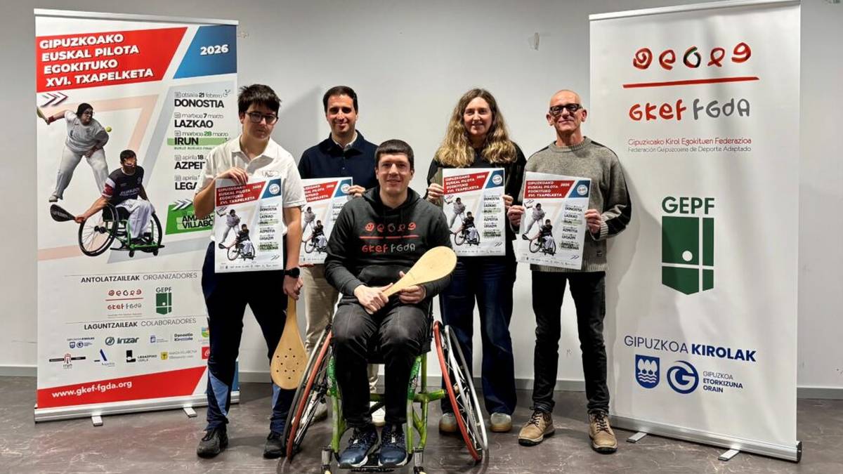 Gipuzkoako Euskal Pilota Egokituko XVI. Txapelketaren jardunaldia jokatuko dute bihar Izarraitzen