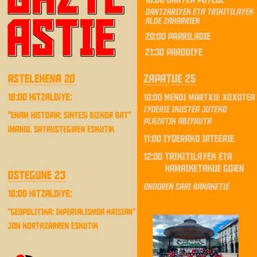 Gazte Astea: hitzaldia