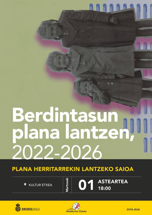 2022-2026rako Berdintasun Plana lantzeko bilera irekia