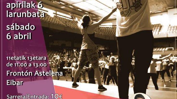 Larunbatean Eibarren egingo den IV. Zumba maratoi solidarioan hiru zumaiarrek hartuko dute parte