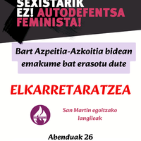 Indarkeria matxistaren kontrako elkarretaratzea