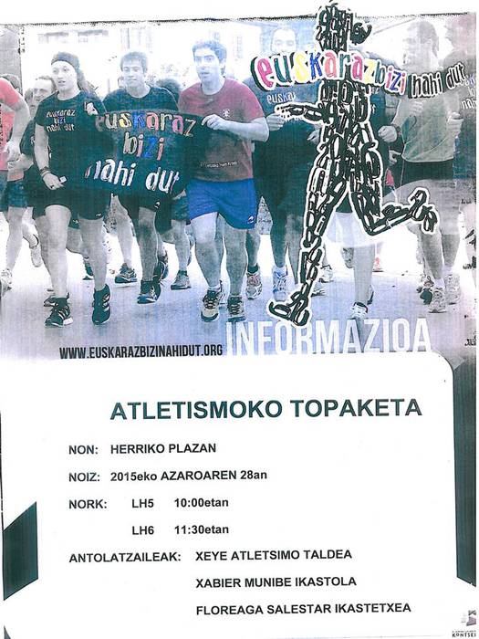 Atletismo topaketa