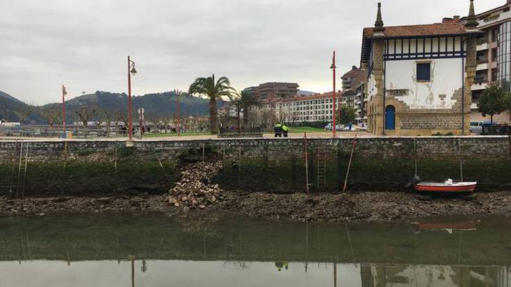 Hasi dituzte Moilaberriko horma konpontzeko lanak