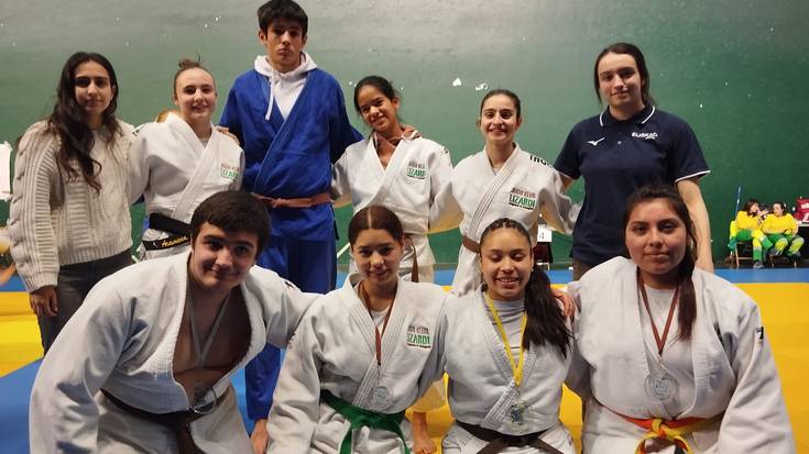 Sei domina eskuratu dituzte Lizardiko judokek azken kirol probetan