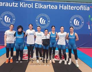 Etxeko pultsolariek erakustaldi ederra eman dute 15 eta 17 urtez azpiko Euskadiko Halterofilia Txapelketan