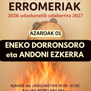 Erromeria Aristerrazun: Eneko Dorronsoro eta Andoni Ezkerra
