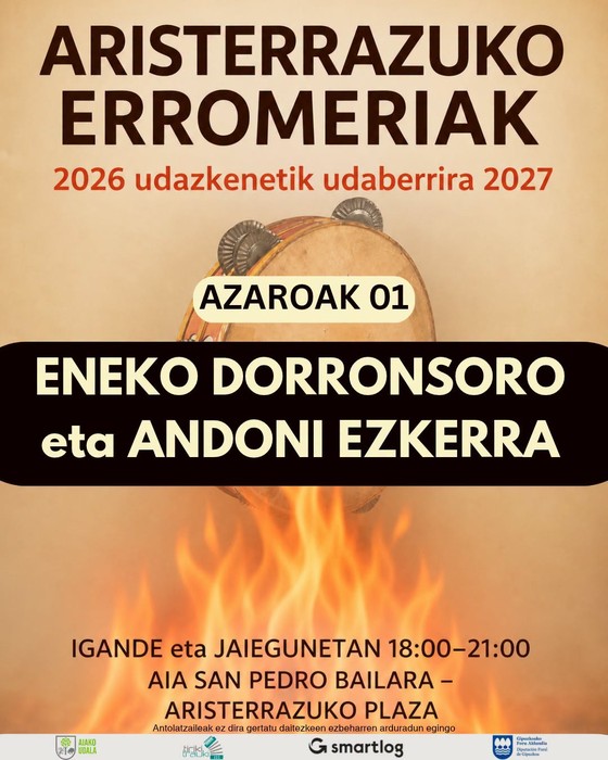 Erromeria Aristerrazun: Eneko Dorronsoro eta Andoni Ezkerra