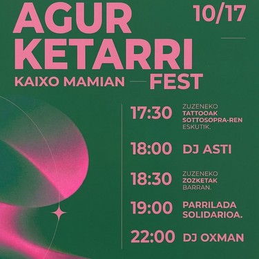 Agur Ketarri, kaixo Mamian festa