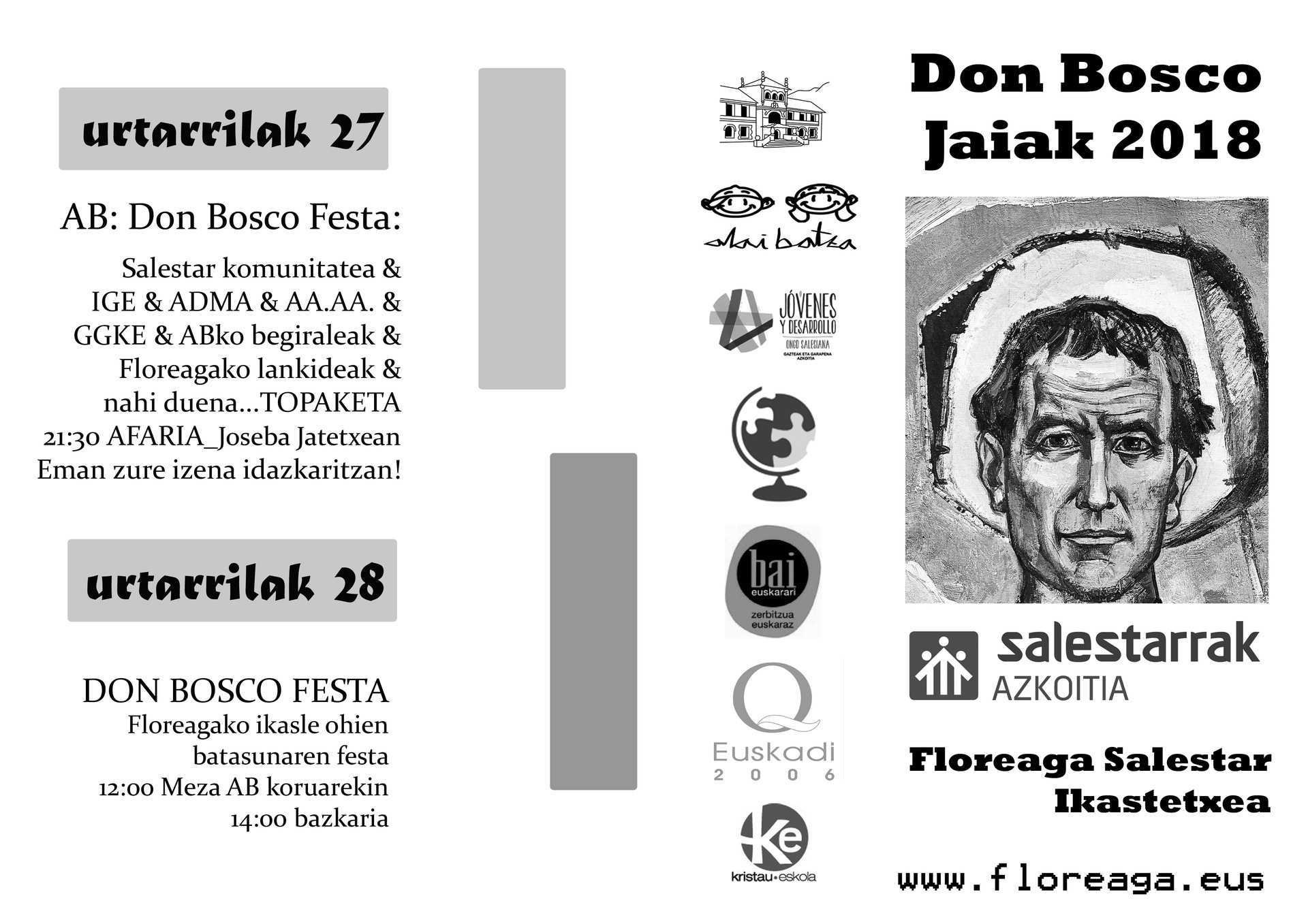On Bosco jaietako egitaraua
