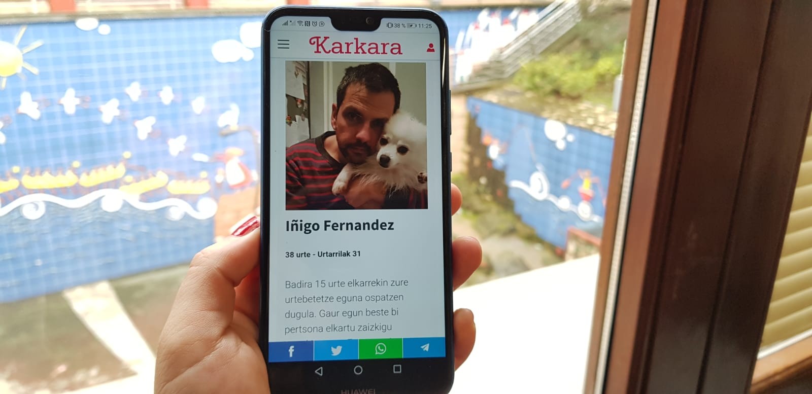 Bidali zorion agurrak Karkarako webgunean argitaratzeko