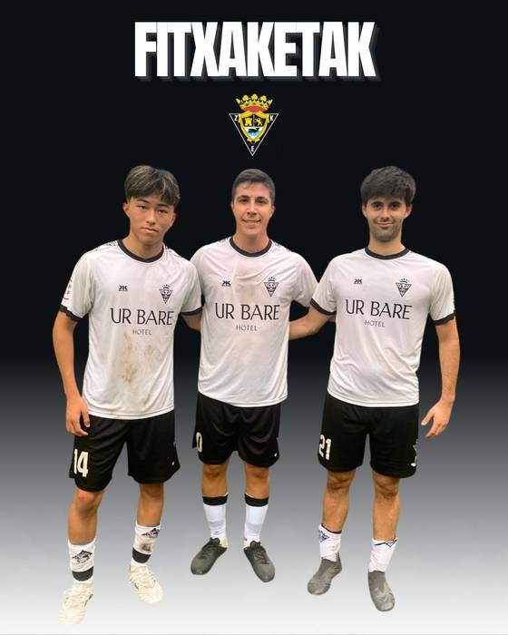 Hiru fitxaketa berrik indartuko dute ZKE futboleko gizonezkoen lehen taldea