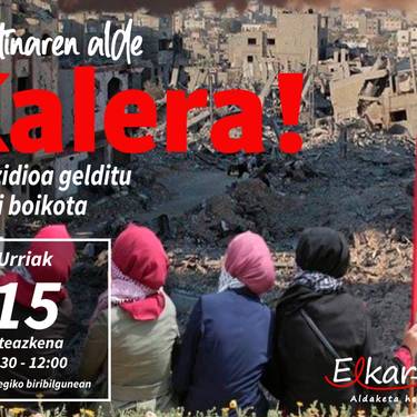 Palestinaren aldeko elkarretaratzea