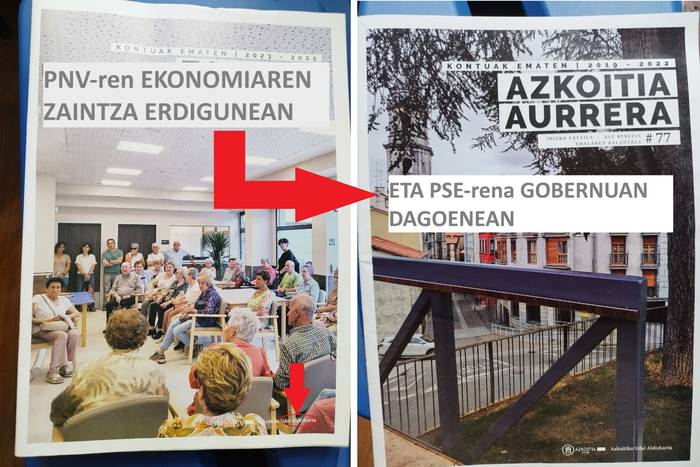 Udal gobernuan zegoenean PSE-EEk ez zuen gauza bera pentsatzen