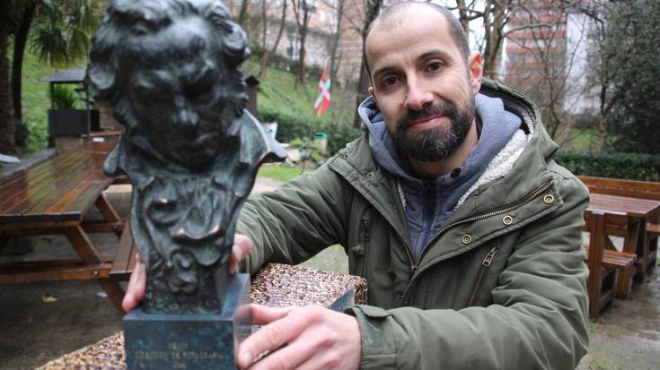 Javi Agirre 'Handia' filmaz ariko da solasean Photomuseumen