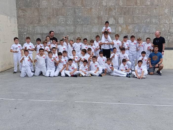 Pilota eskolako kurtso amaierako festak