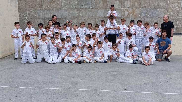 Pilota eskolako kurtso amaierako festak