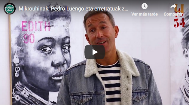 Pertsonen adierazkortasuna harrapatu du Pedro Luengok zuri-beltzeko erretratuetan