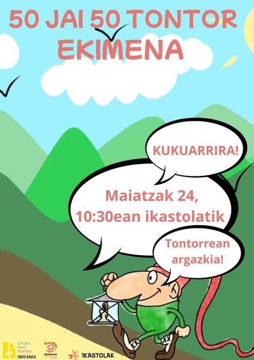 Mendi irteera: '50 jai, 50 tontor' egitasmoa