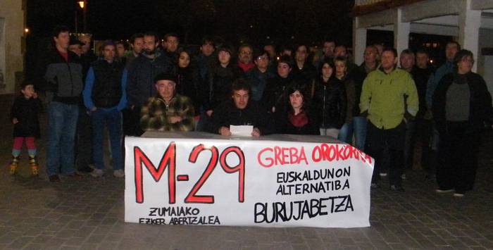 Grebara deitu du Zumaiako ezker abertzaleak