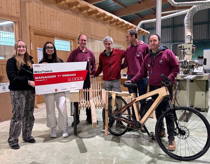 Bike Talent lehiaketa irabazi du bigarren urtez jarraian Izarraitz Lanbide Heziketak