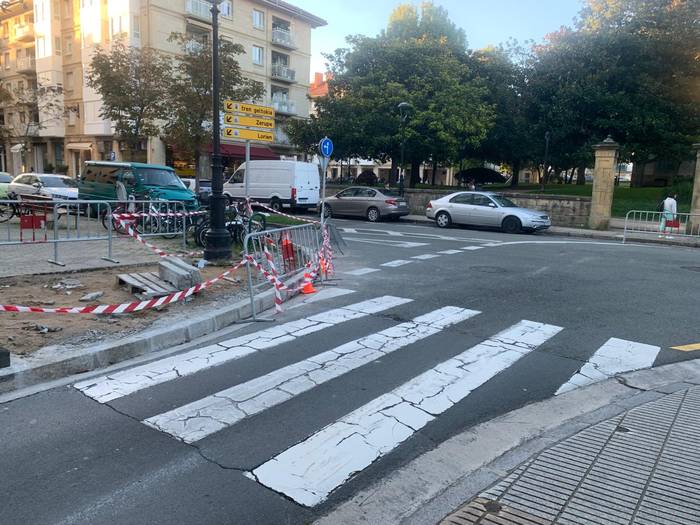 Gaztainpe eta Gipuzkoa kaleak itxiko dituzte hiru egunez, asfaltaze lanengatik