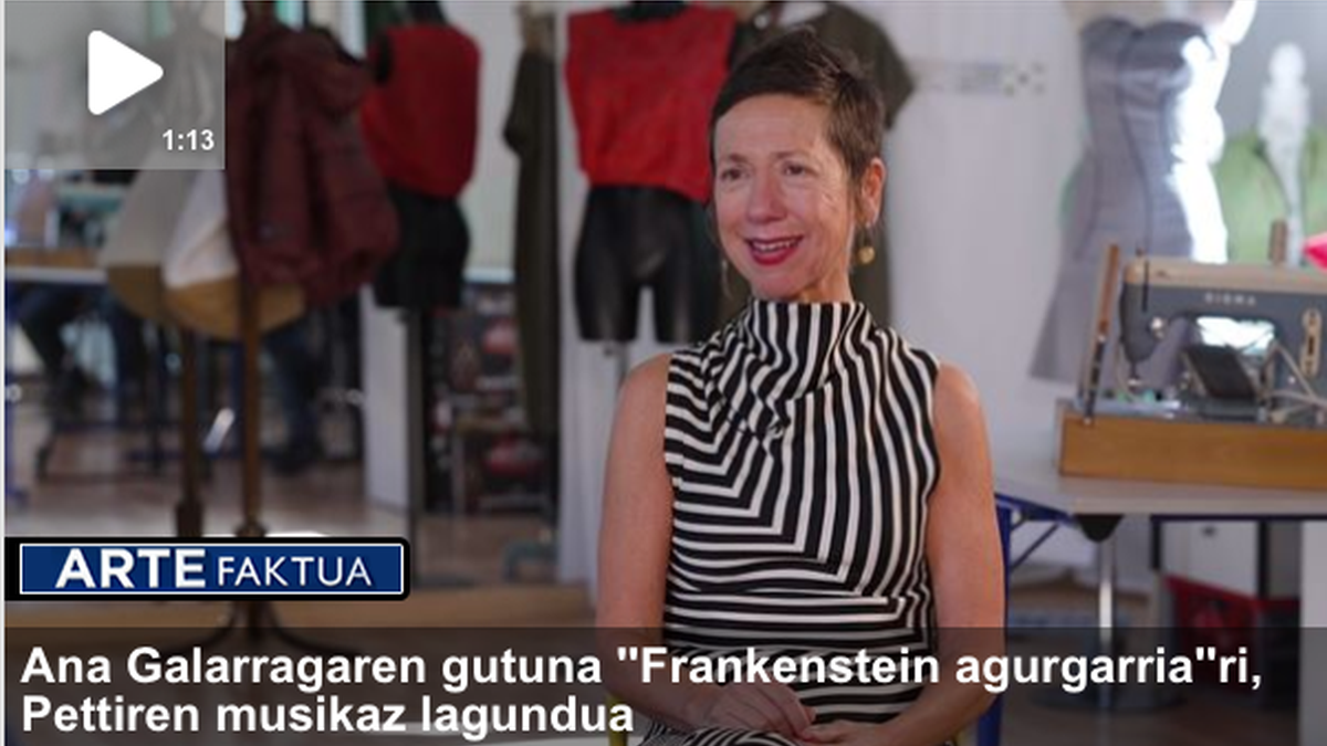 Ana Galarraga elkarrizketatu dute 'Artefaktua' saioan