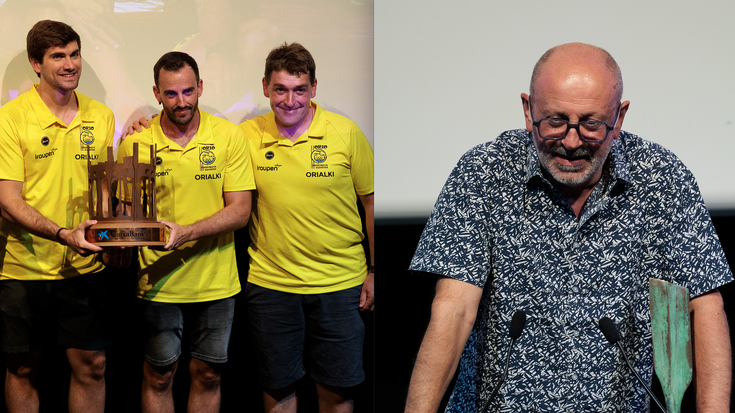 Orio Arraunketa Elkartea eta Mikel Olazabal, arraun galako protagonistak