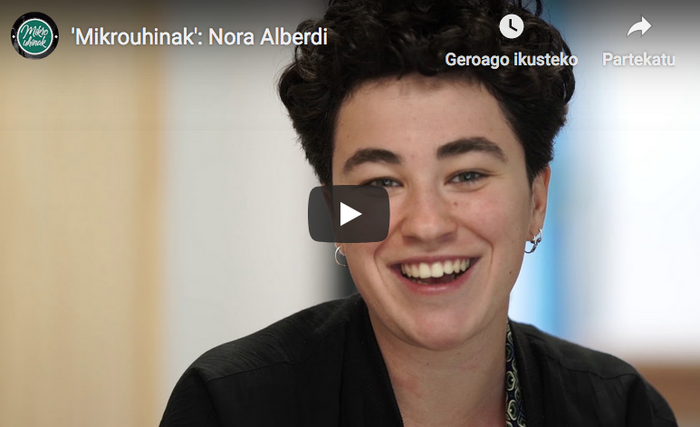Nora Alberdi: "Atera dudan ondorioa da emakume egin egiten garela"