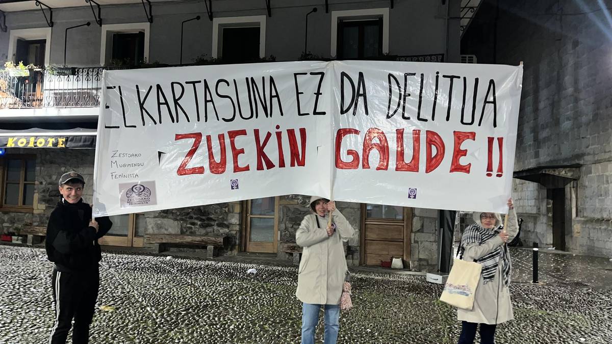Zestoako 29 eragilek babesa adierazi diete akusatuei eta bat egin dute igandeko mobilizazioarekin
