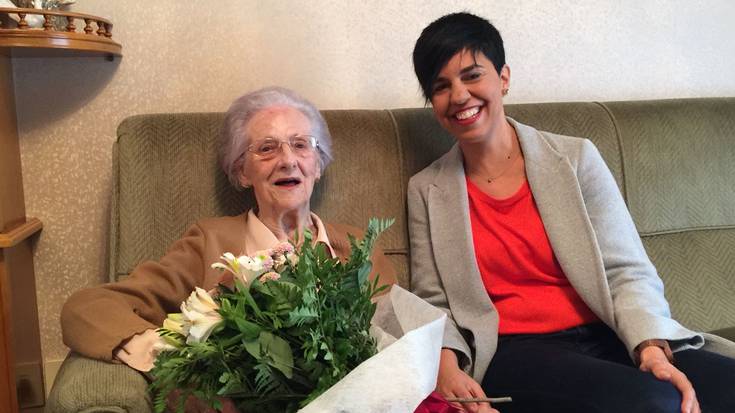 100 urte bete ditu Gloria Landak