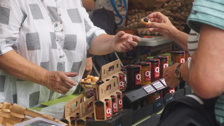 Eguraldia lagun, Udako Azoka Ekologikoan