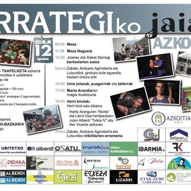 Urrategiko jaiak: auzo bazkaria