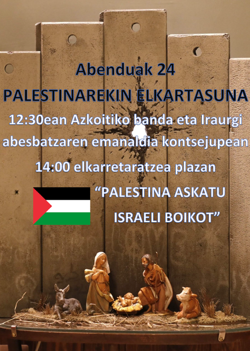 Palestinaren aldeko elkarretaratzea