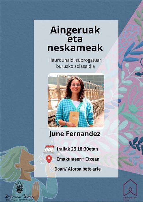 Hitzaldia: 'Aingeruak eta neskameak: haurdunaldi subrogatua'