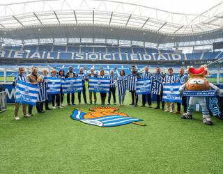 Realaren finala ikusteko zaleen guneak, eskualdean zehar