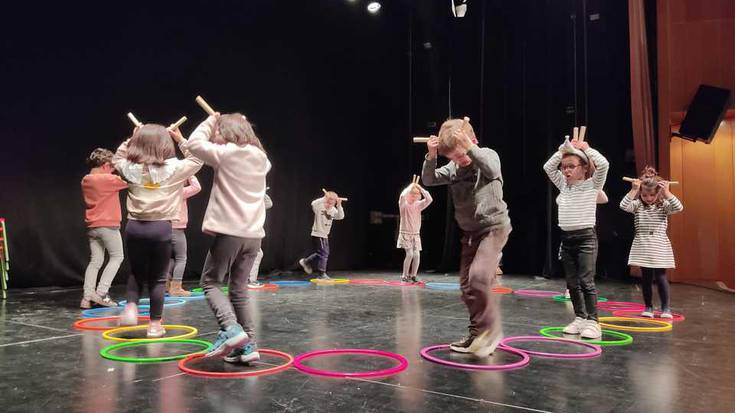 Musika Tailerreko ikasleek beren lanak erakutsi dituzte Aita Marin