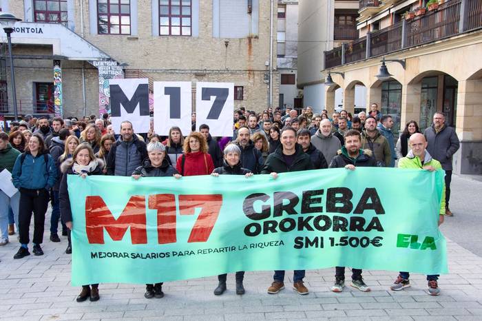 Martxoaren 17ko greba deialdiaren harira, batzarra eta elkarretaratzea deitu ditu ELAk