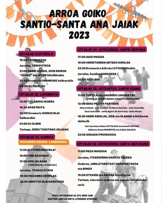 Santio-Santa Ana jaiak