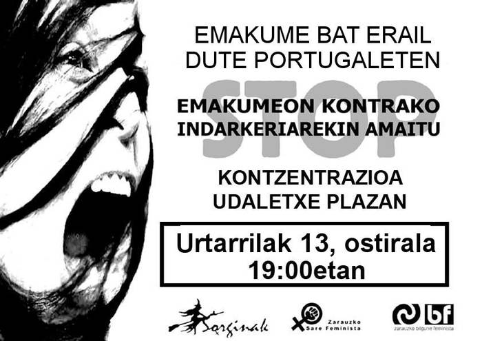 Elkarretaratzea egingo dute gaur, udaletxe plazan 