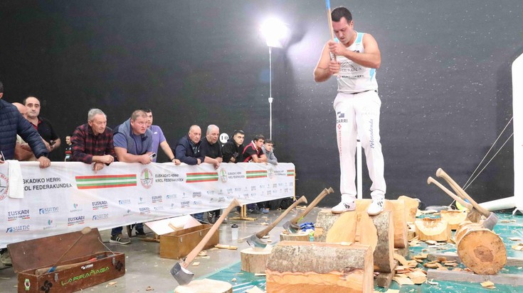 Mikel Larrañaga ez da lehiatuko Euskal Herriko Aizkolari Txapelketa Nagusiaren finalean
