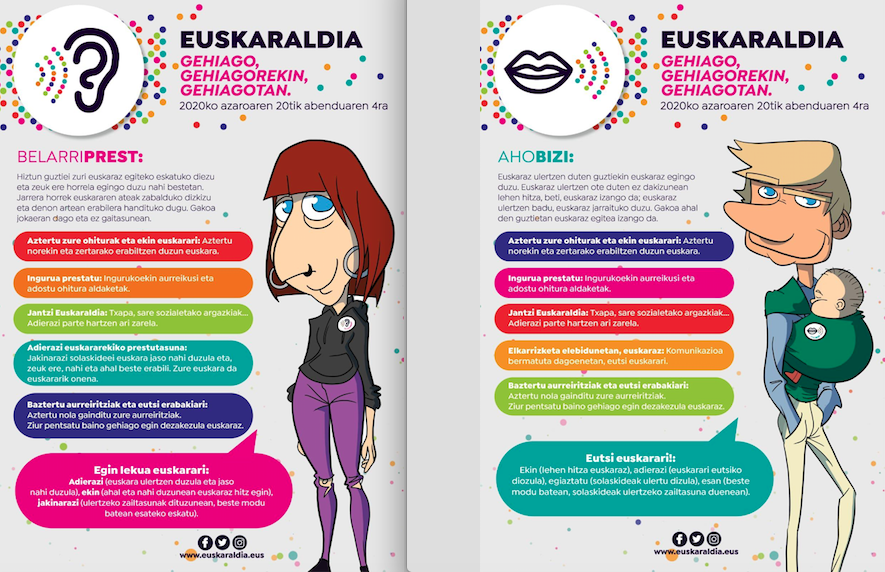 Zer eskatzen zaie zehazki Belarriprest eta Ahobizi rolak hartzen dituzten herritarrei?