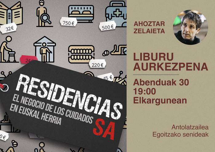 'Residencias SA' liburuaren aurkezpena
