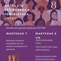 M8: Zestoako Emakume Feministen Taldearen deialdia