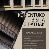 Komentuko bisita gidatuak