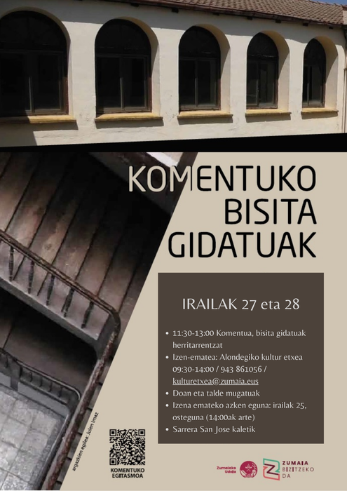 Komentuko bisita gidatuak