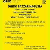 Orio Arraunketa Elkartearen batzar nagusia