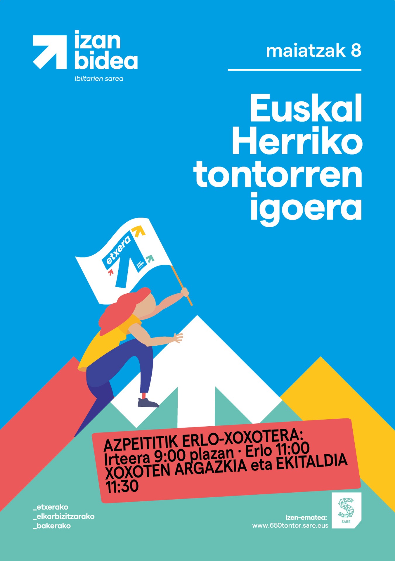 Maiatzaren 8an Erlon eta Xoxoten argazki jendetsua eta ekitaldia izango dira