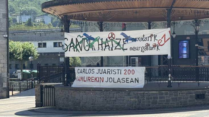 Norbanakoen ohore eskubidea aldarrikatu du EAJk, Juaristi enpresaren jabearen kontrako pankarten harira
