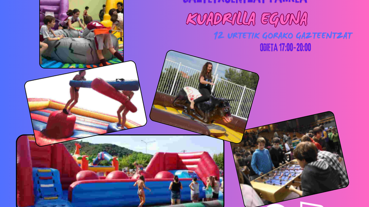 Gaztetxoentzako parkea Kuadrilla Egunean