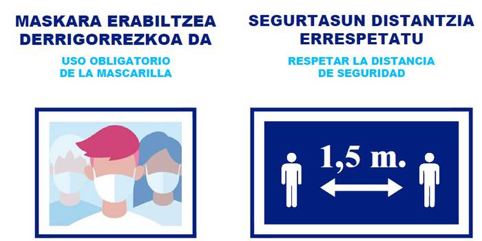 Kontzientziazio kanpaina abiatu dute, COVID-19 kutsatzeak saihesteko